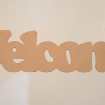 WELCOME LARGE 6MM