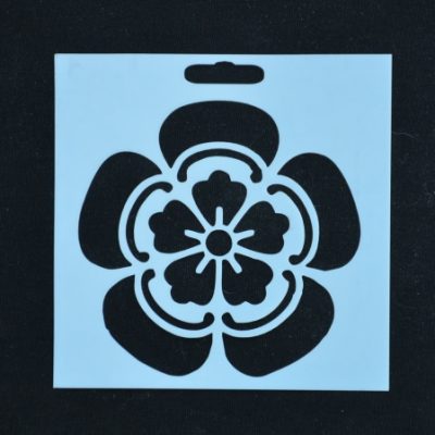 STENCIL FLOWER #2 10 X 10CM