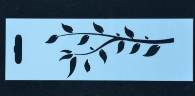 STENCIL LEAVES 15 X 5CM