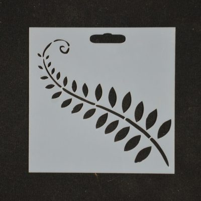 STENCIL LEAF FERN 10 X 10CM