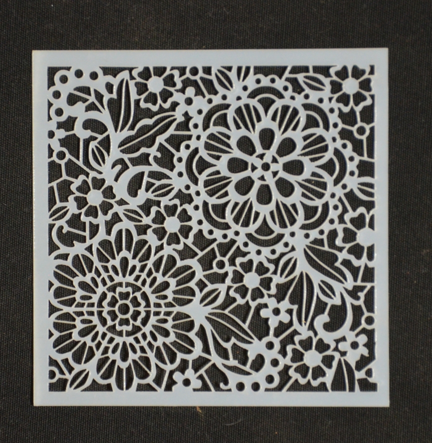 STENCIL LACE 10 X 10CM | Wannapaint