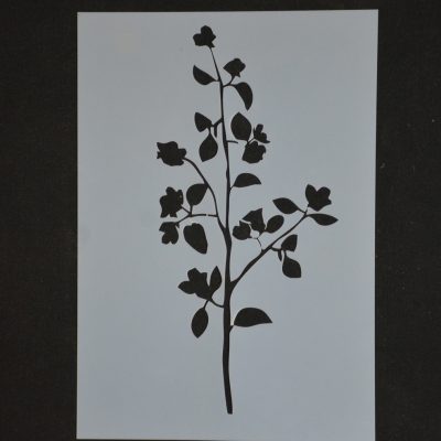 STENCIL LEAVES BRANCH 20 X 30CM