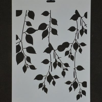 STENCIL LEAVES 20 X 30CM