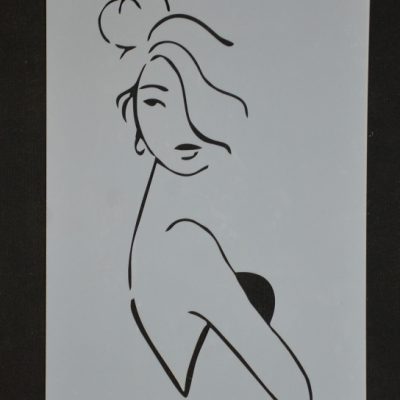 STENCIL LADY #2 20 X 30CM
