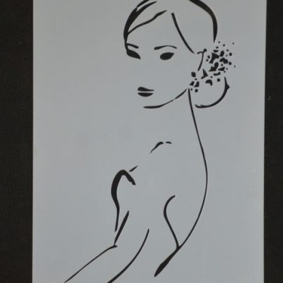 STENCIL LADY #3 20 X 30CM